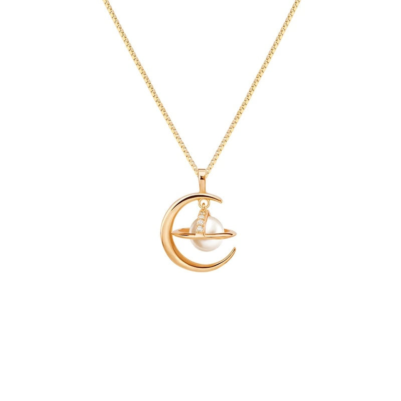 Women's Saturn Planet Necklace