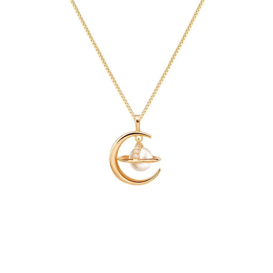 Women's Saturn Planet Necklace