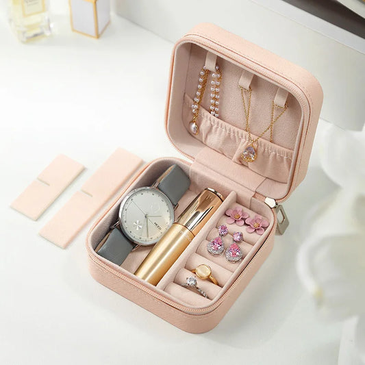 Elegant Travel Jewelry Box Organizer