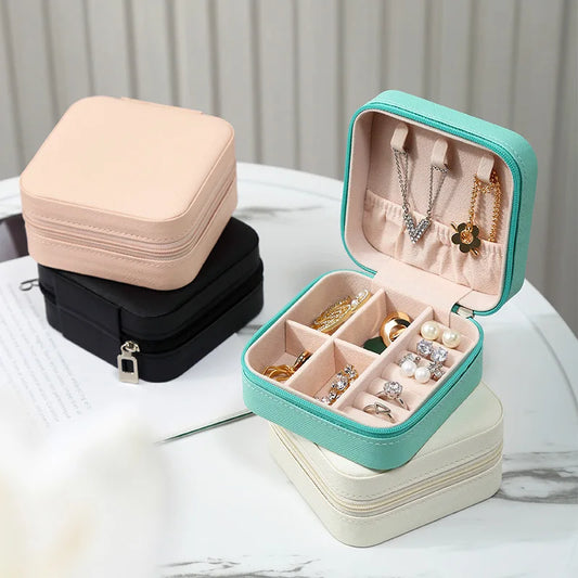 Elegant Travel Jewelry Box Organizer