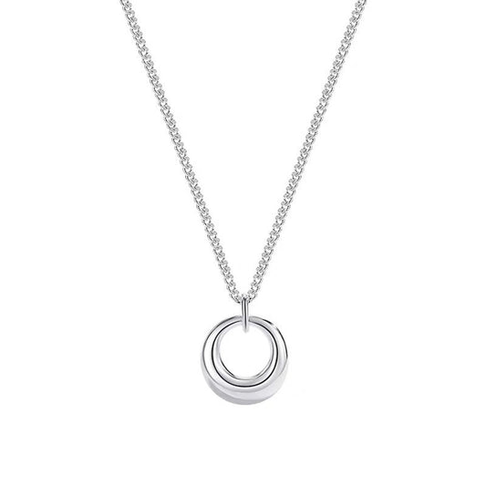 Women's Geometric Circle Necklace