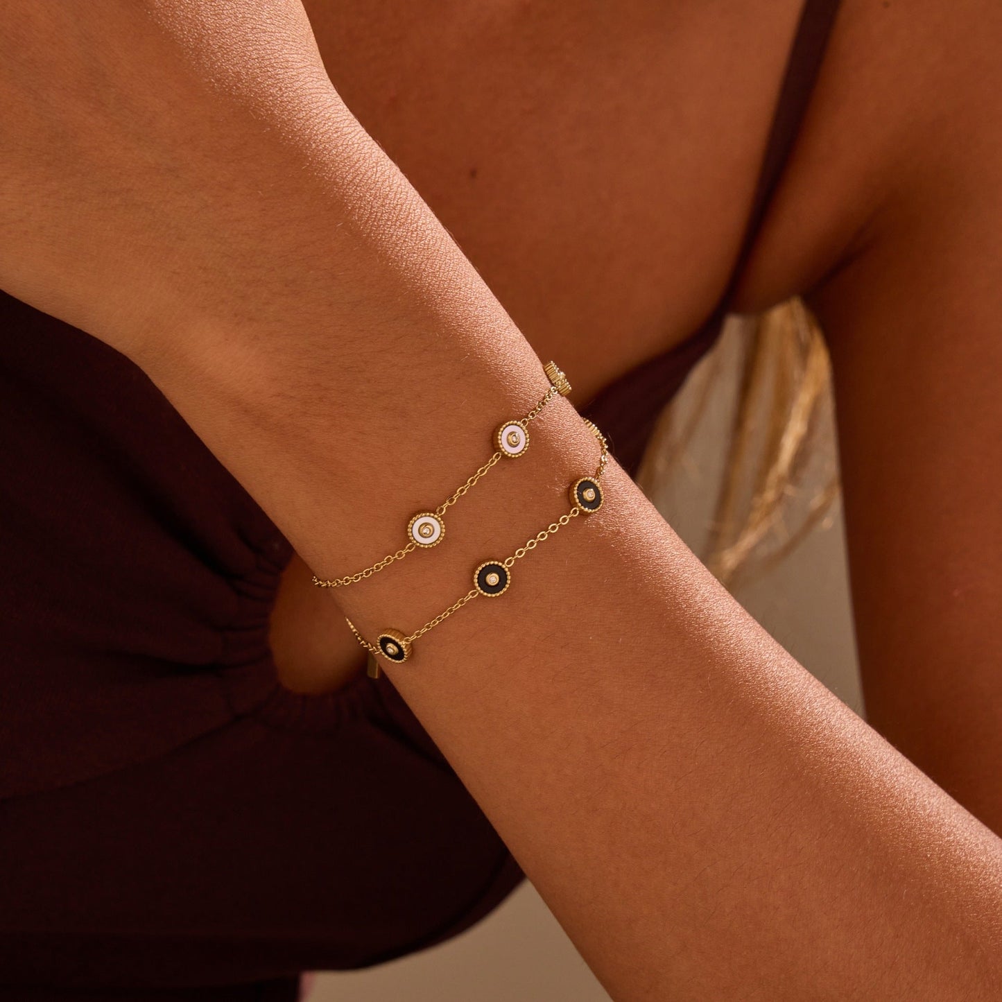 Light Luxury Fritillary Stainless Steel Bracelet
