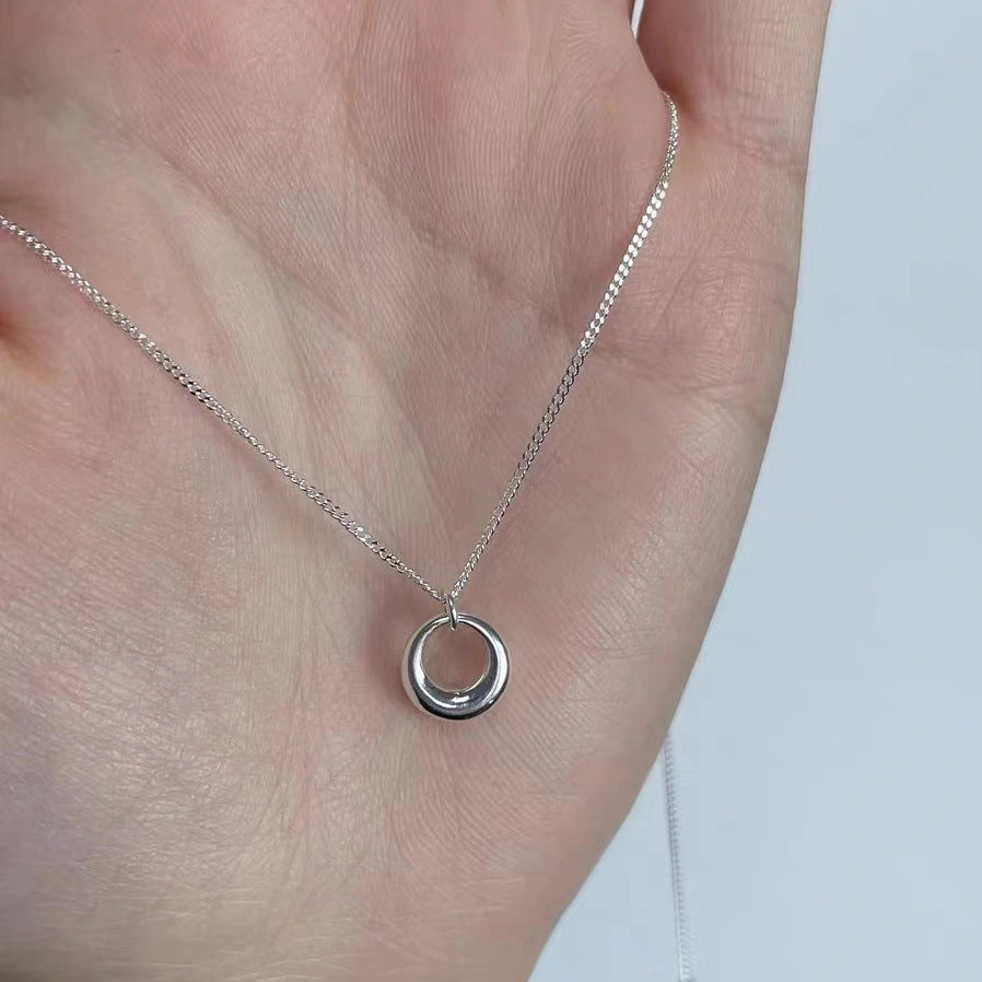 Women's Geometric Circle Necklace