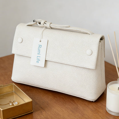 Simple Fashion Handbag-White