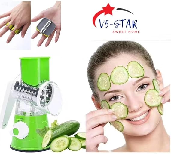 3 In 1 Vegetables Grater Drum Cutter Machine