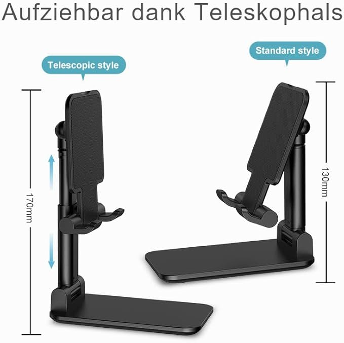 K3 Universal Adjustable Foldable Desktop Phone Holder Stand