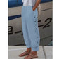 Women's Elegance Fashion Simplicity Pocket Casual Pants
