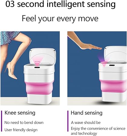 Smart Sensor Foldable Dustbin