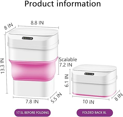 Smart Sensor Foldable Dustbin