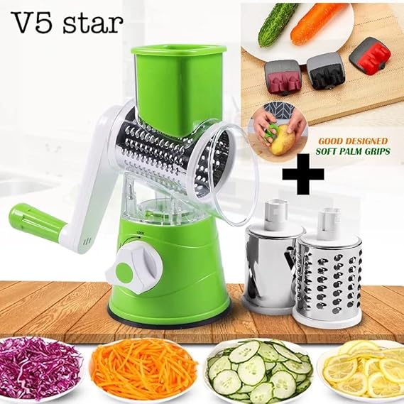 3 In 1 Vegetables Grater Drum Cutter Machine