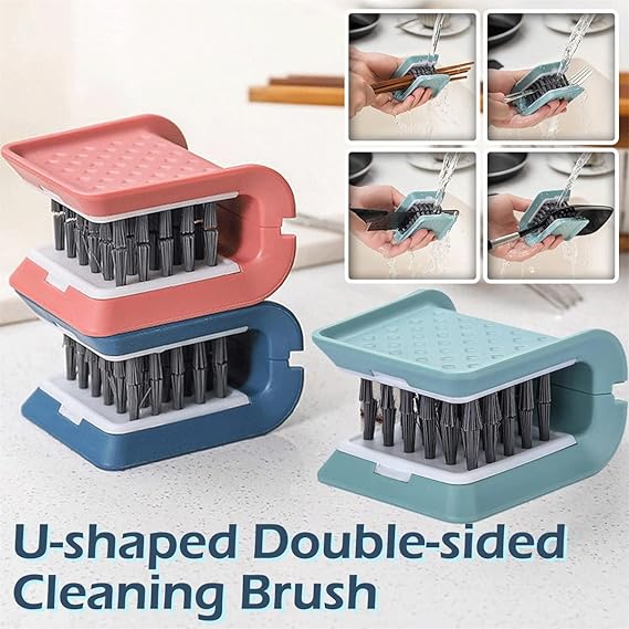 OHHDEER Kitchen Cleaning Brushes U-Shaped