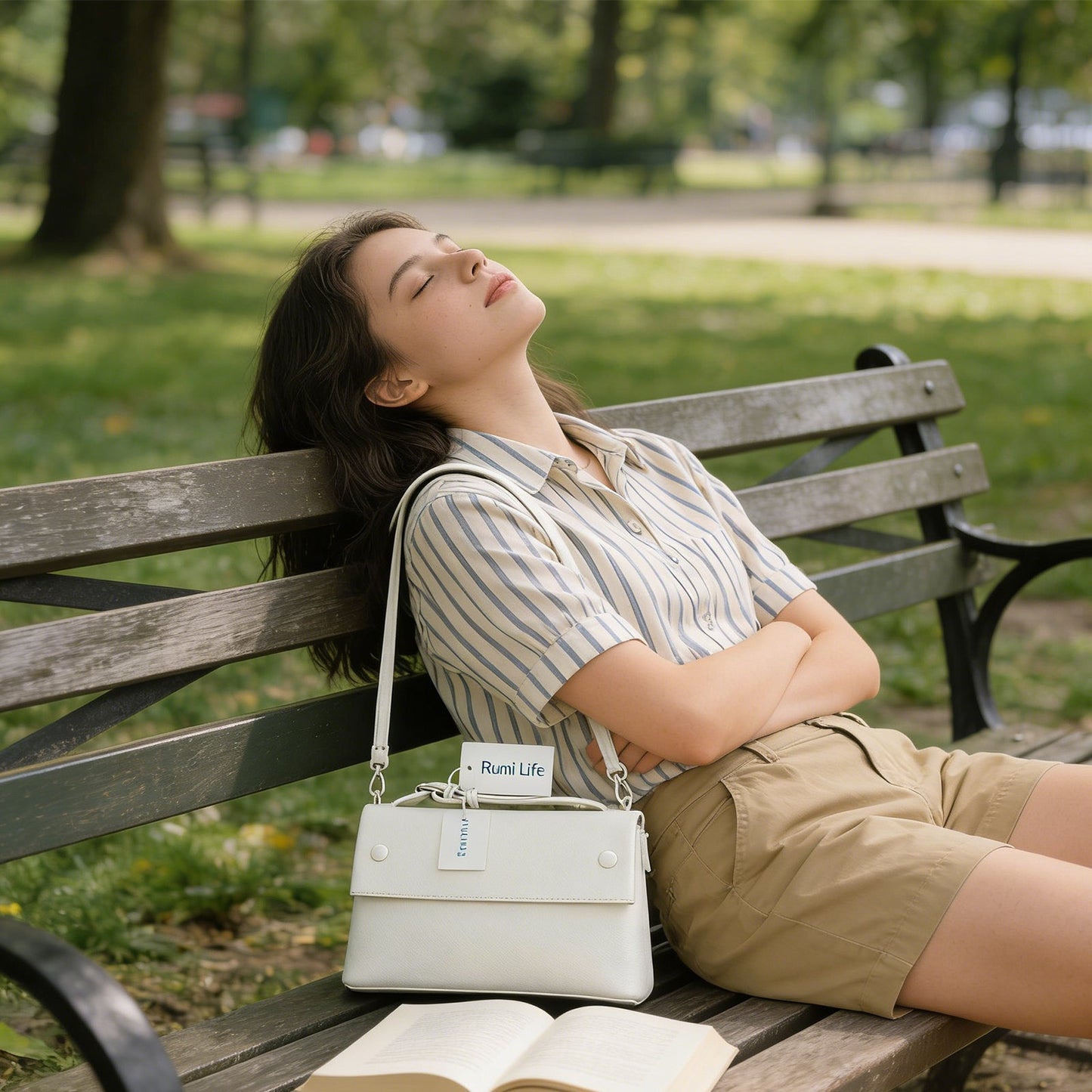 Simple Fashion Handbag-White