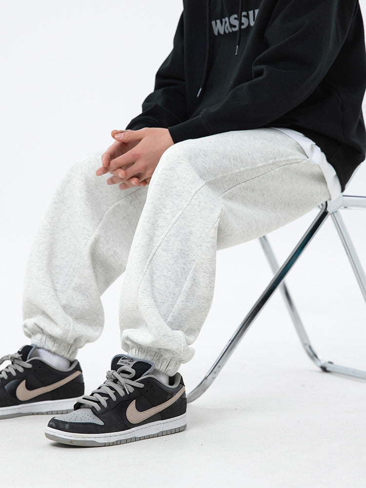 Men's And Women's Solid Color Casual Pants