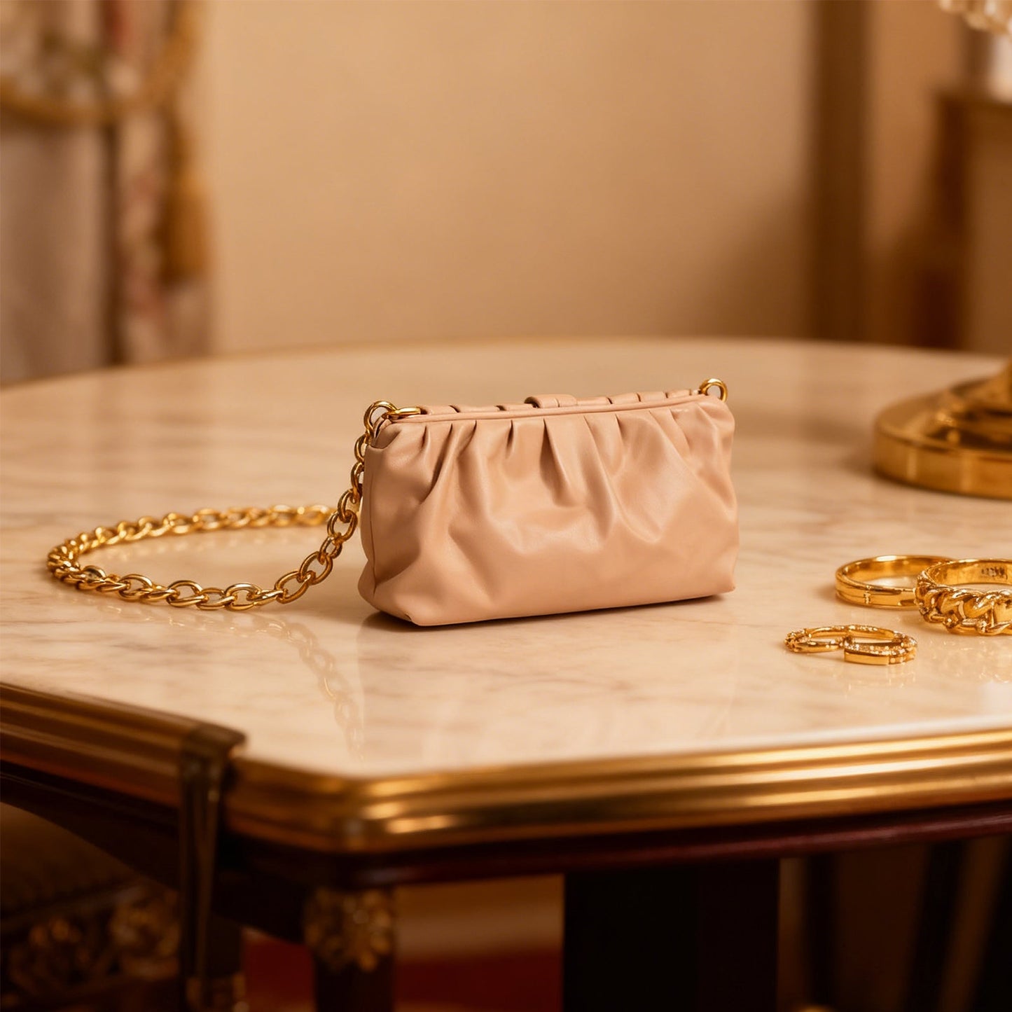 Yunduo Fashion Handbag - Khaki