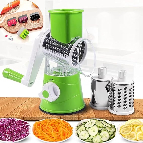 3 In 1 Vegetables Grater Drum Cutter Machine