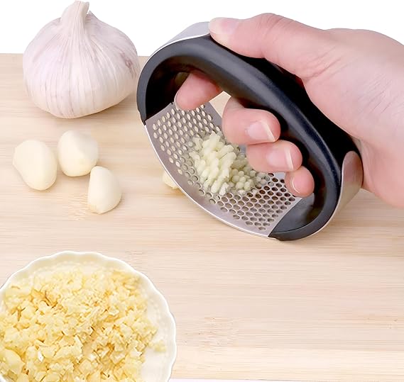 Stainless Steel Garlic Press Manual Garlic