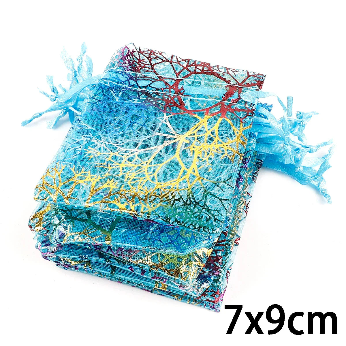 10-50pcs Drawstring Organza Bags