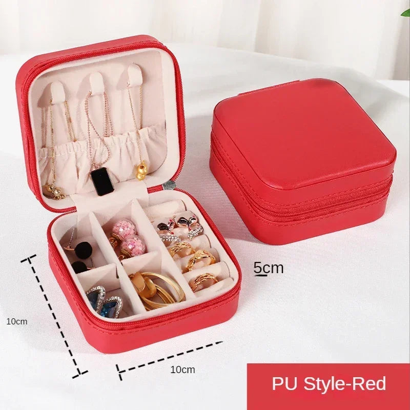 Elegant Travel Jewelry Box Organizer