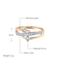 Rose Gold AAA Zircon Diamonds Ring