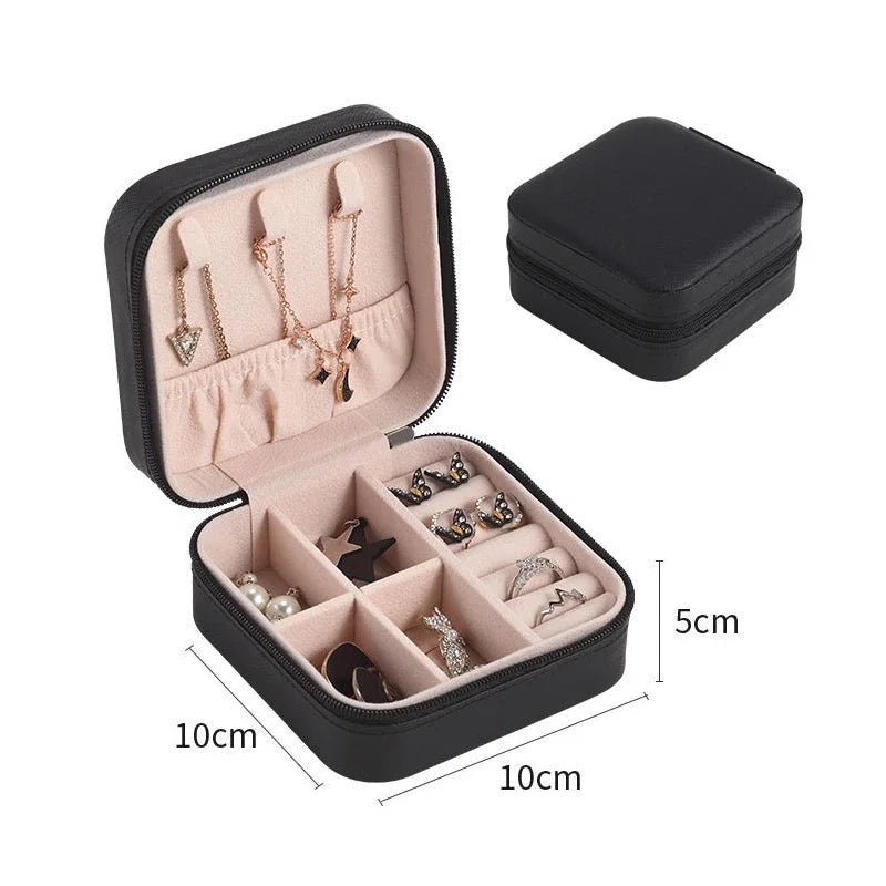 Elegant Travel Jewelry Box Organizer