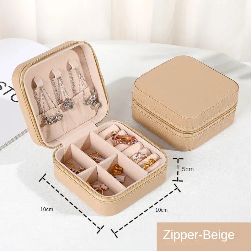 Elegant Travel Jewelry Box Organizer