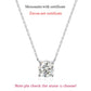 Classic Four Claws Moissanite Necklace