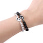 Couple Black White Tai Chi Bracelet