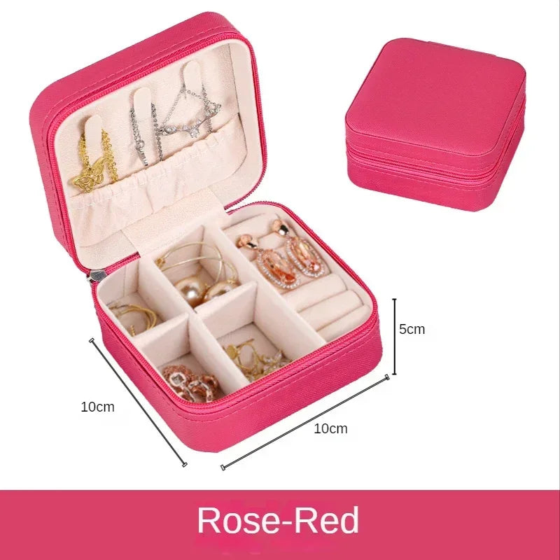Elegant Travel Jewelry Box Organizer