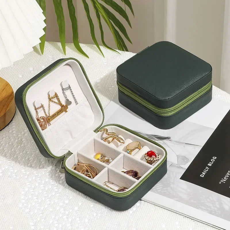 Elegant Travel Jewelry Box Organizer