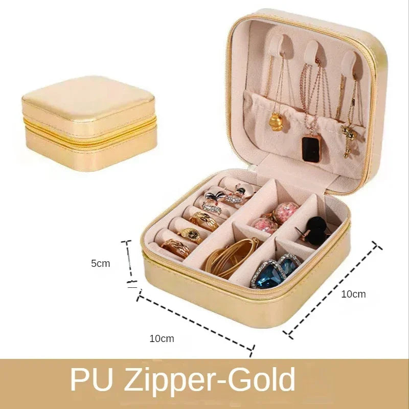 Elegant Travel Jewelry Box Organizer
