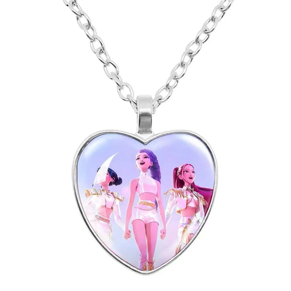 K-Pop Demon Hunters Heart Necklace