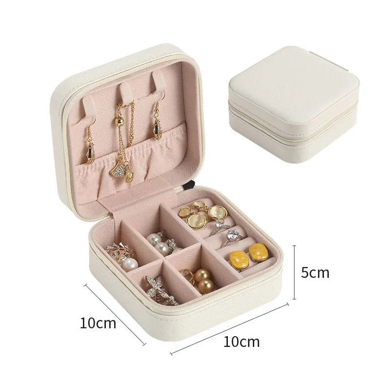 Elegant Travel Jewelry Box Organizer