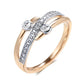 Rose Gold AAA Zircon Diamonds Ring