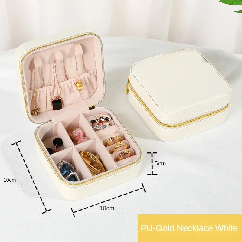 Elegant Travel Jewelry Box Organizer