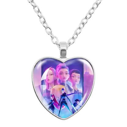 K-Pop Demon Hunters Heart Necklace