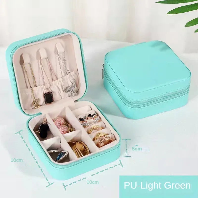 Elegant Travel Jewelry Box Organizer