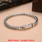 Sterling Silver Handmade Woven Bracelet