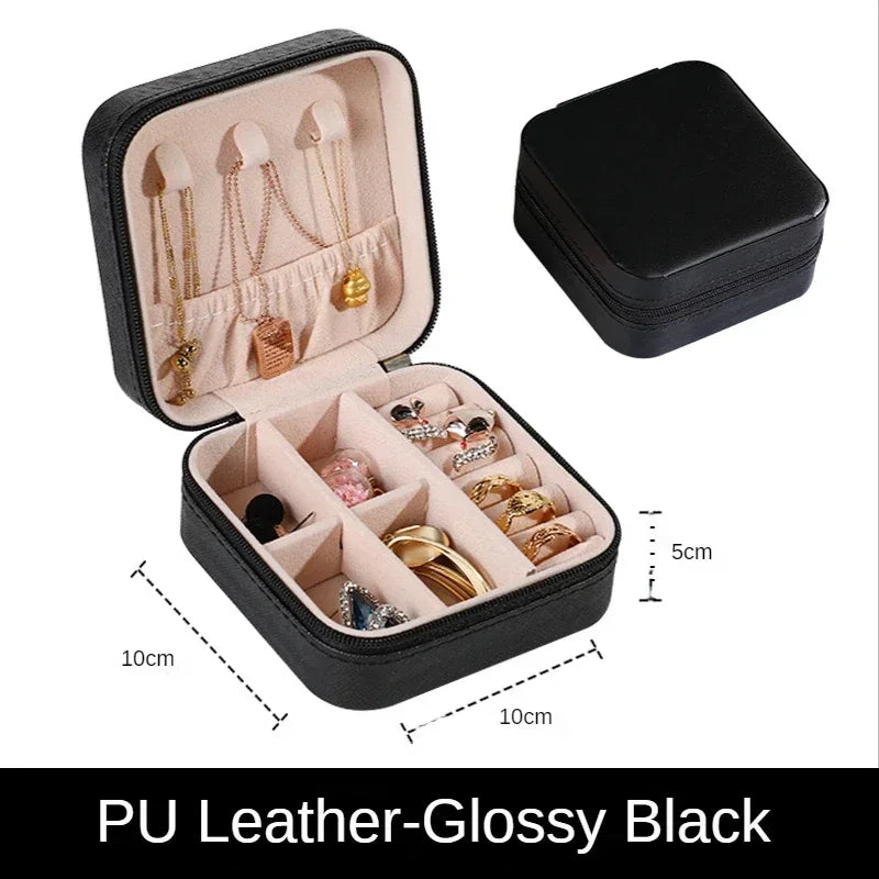 Elegant Travel Jewelry Box Organizer
