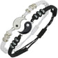 Couple Black White Tai Chi Bracelet