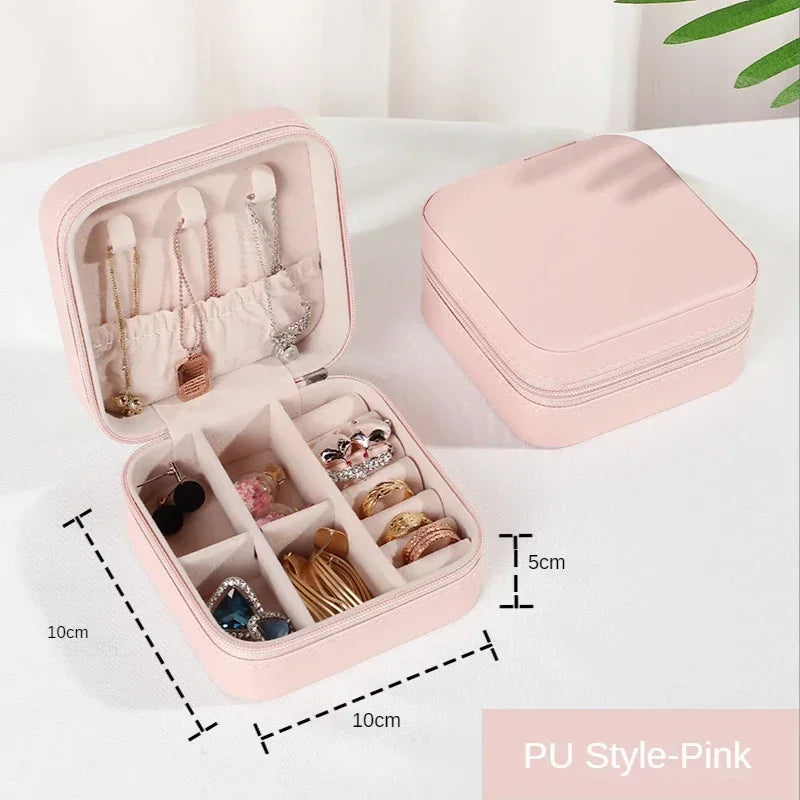 Elegant Travel Jewelry Box Organizer
