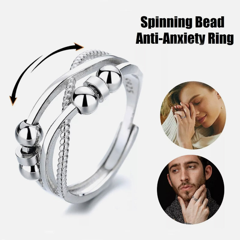 Rotatable Ring With Open Design Fashion