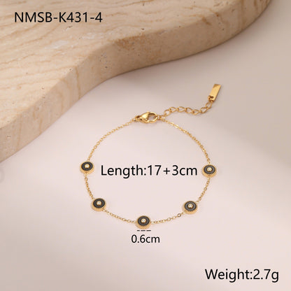 Light Luxury Fritillary Stainless Steel Bracelet
