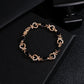 Hollow Heart Bracelet with Rhinestones for Women