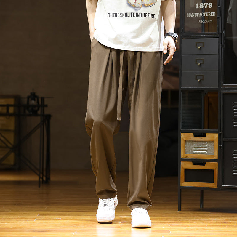 Loose Men's And Women's Straight Casual Trousers