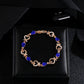 Hollow Heart Bracelet with Rhinestones for Women