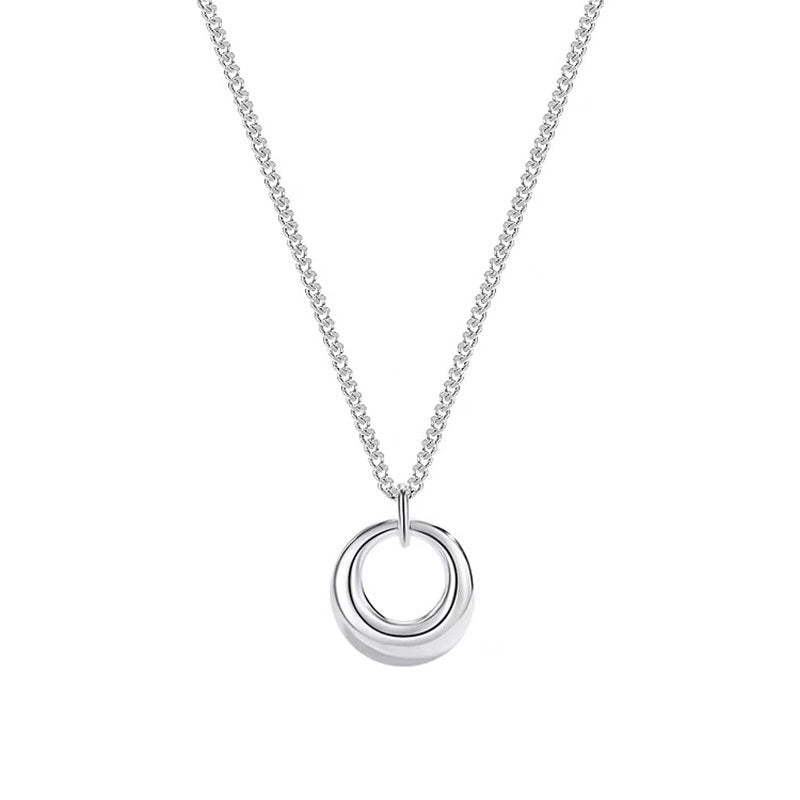 Women's Geometric Circle Necklace