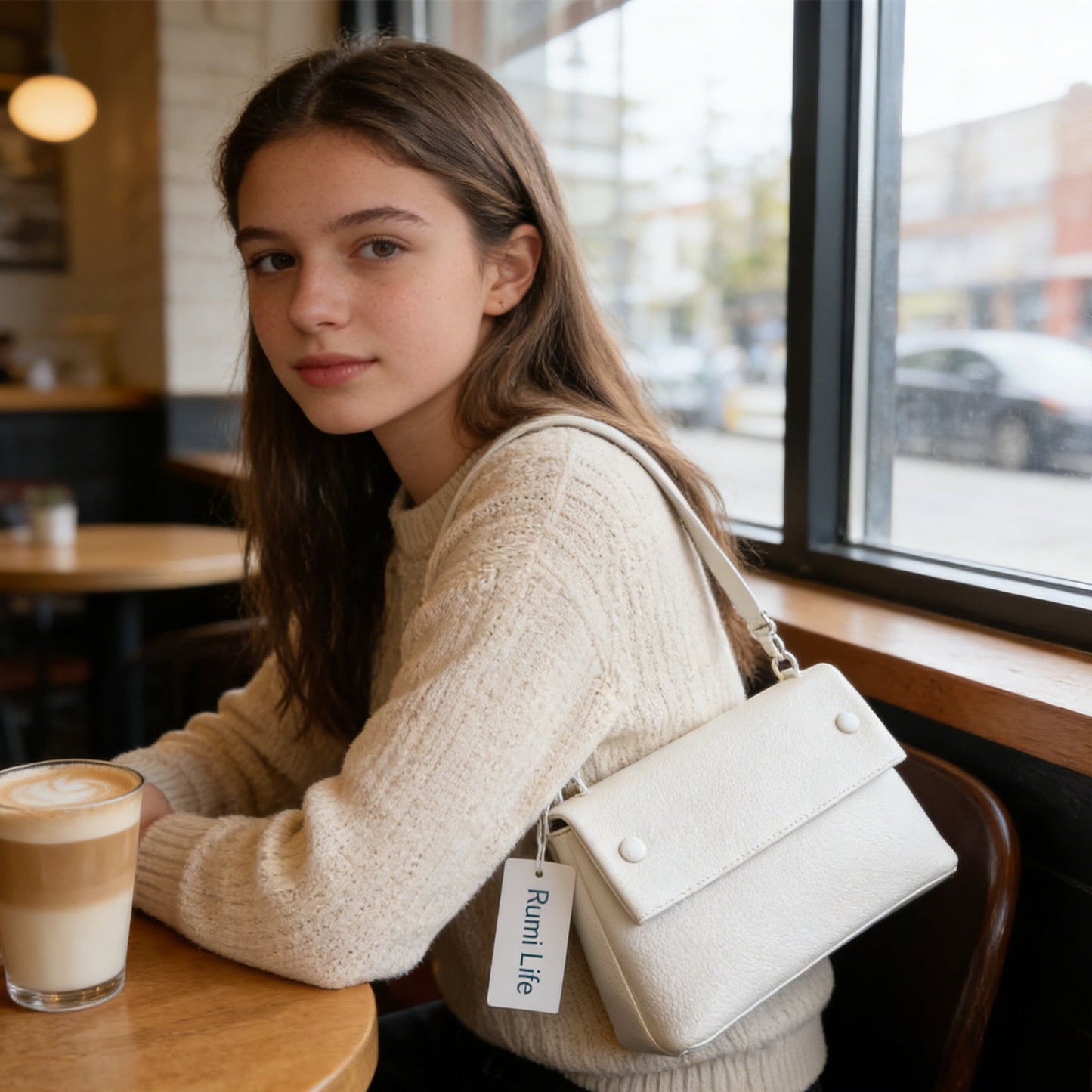 Simple Fashion Handbag-White