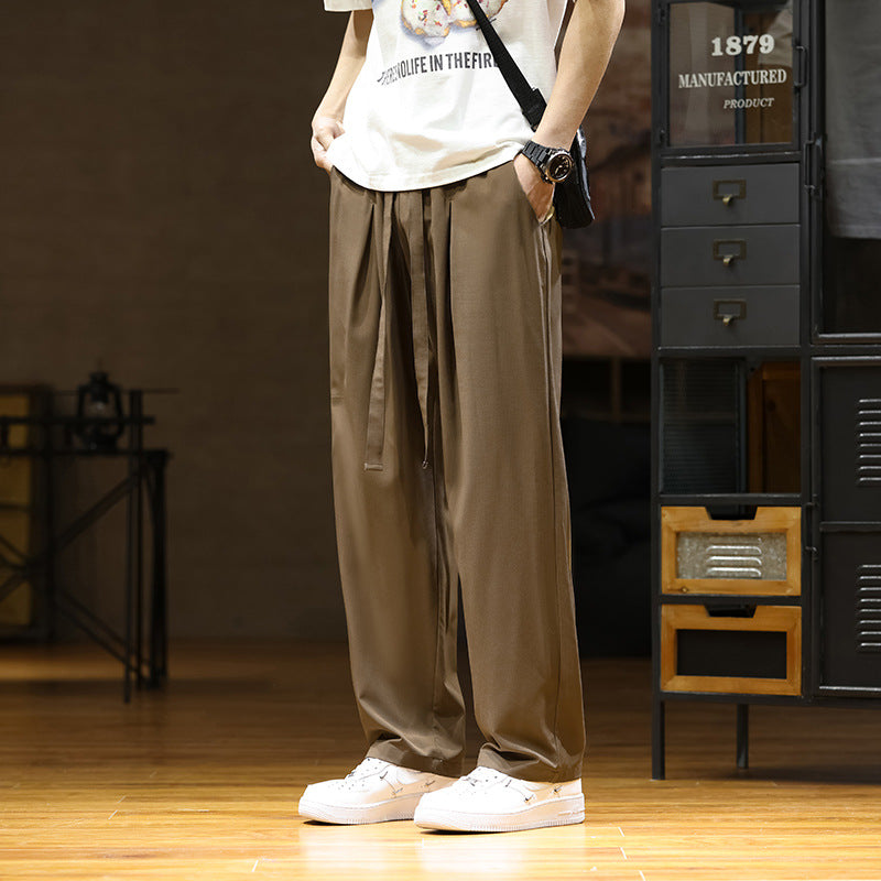 Loose Men's And Women's Straight Casual Trousers