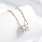 Classic Four Claws Moissanite Necklace