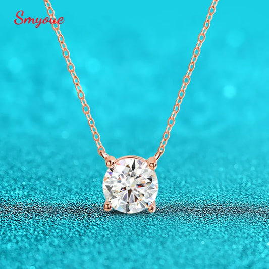 Classic Four Claws Moissanite Necklace